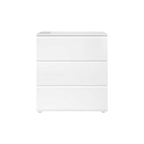 Commode 3 tiroirs blanc